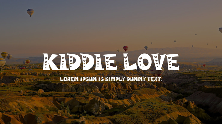 Kiddie Love Font