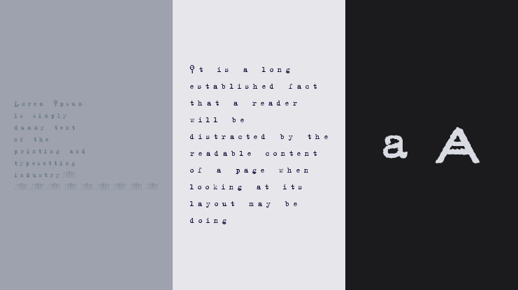 Signs - Zeichen Font