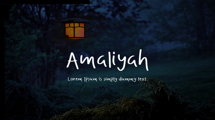 Amaliyah Font