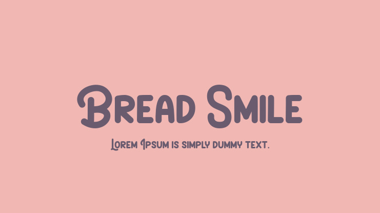 Bread Smile Font