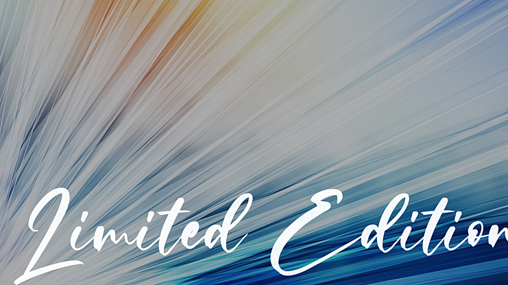 Limited Edition Font