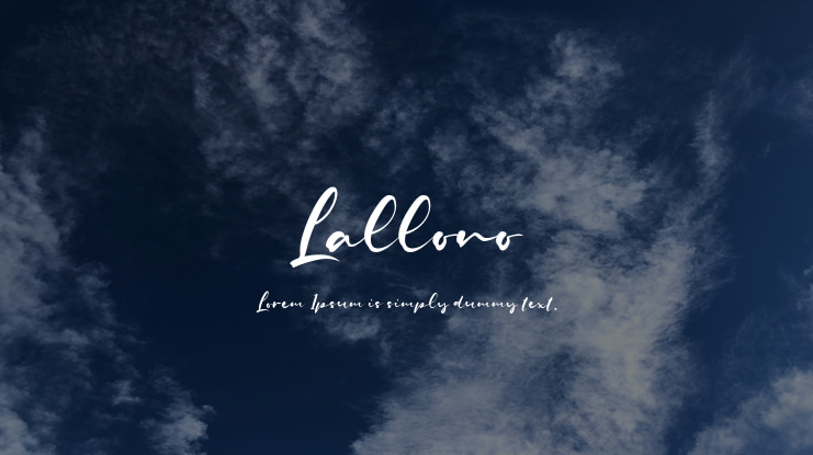Lallono Font