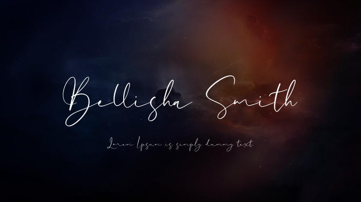 Bellisha Smith Font