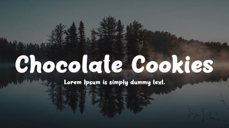 Chocolate Cookies Font