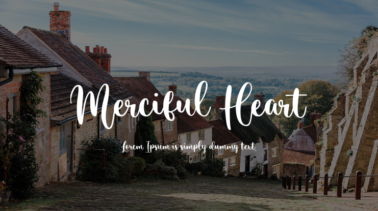 Merciful Heart Font