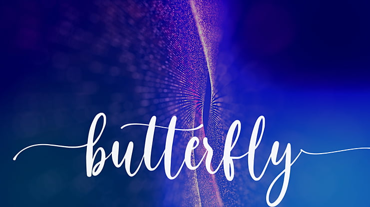 butterfly Font