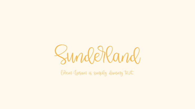 Sunderland Font