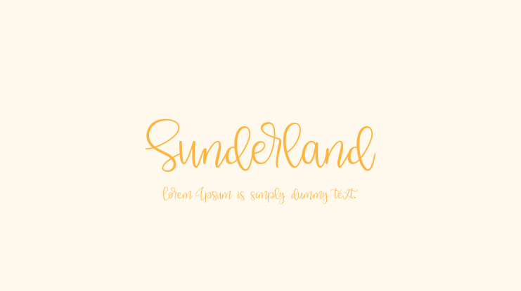 Sunderland Font