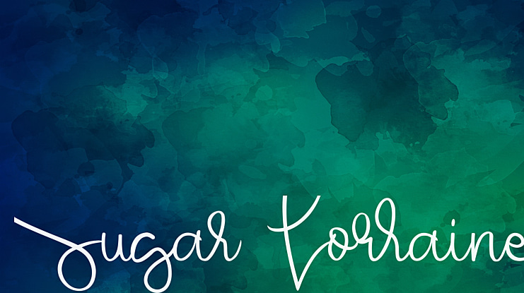 Sugar Lorraine Font