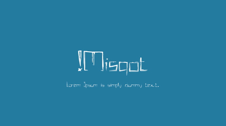 !Misqot Font Family