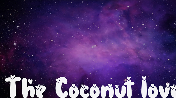 The Coconut love Font Family