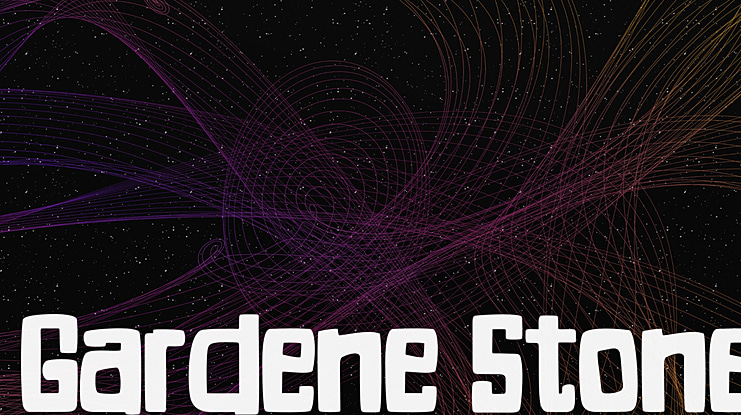 Gardene Stone Font
