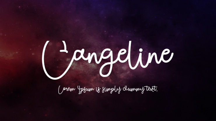 Cangeline Font