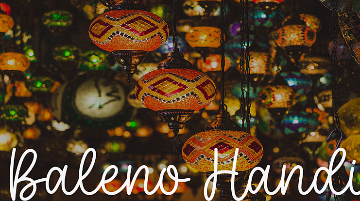 Baleno Handi Font