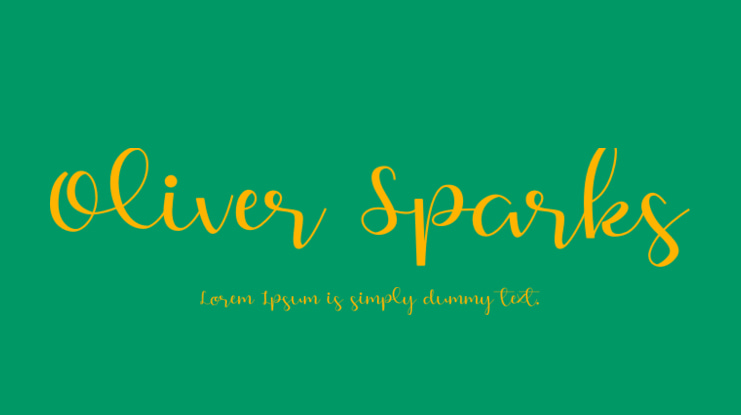 Oliver Sparks Font