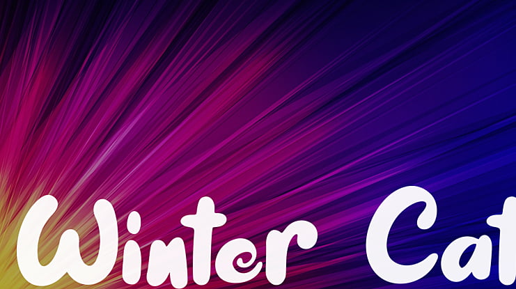Winter Cat Font