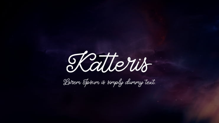 Katteris Font