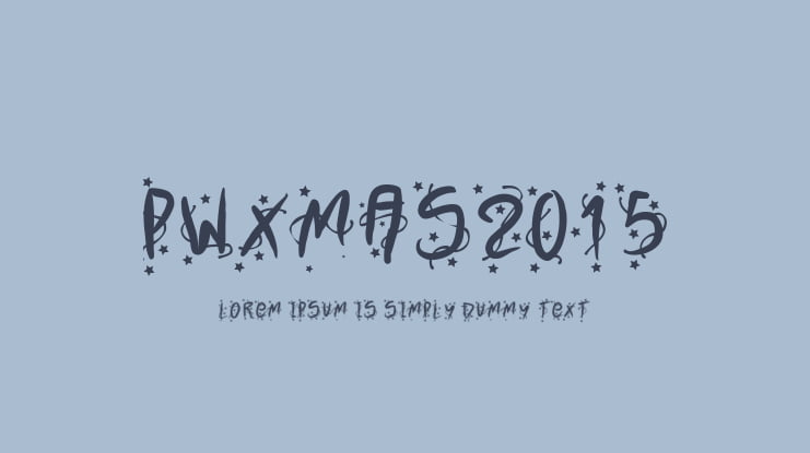 PWXmas2015 Font