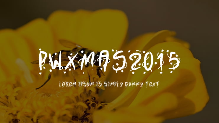 PWXmas2015 Font