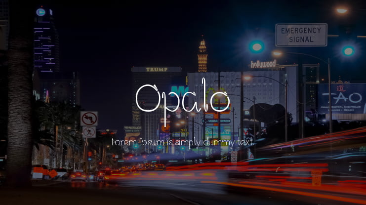 Opalo Font Family