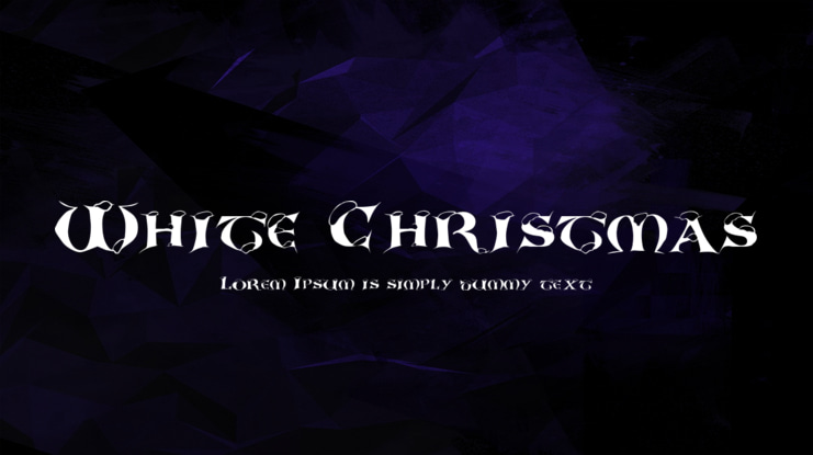 White Christmas Font
