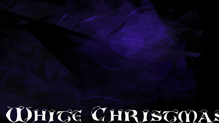 White Christmas Font