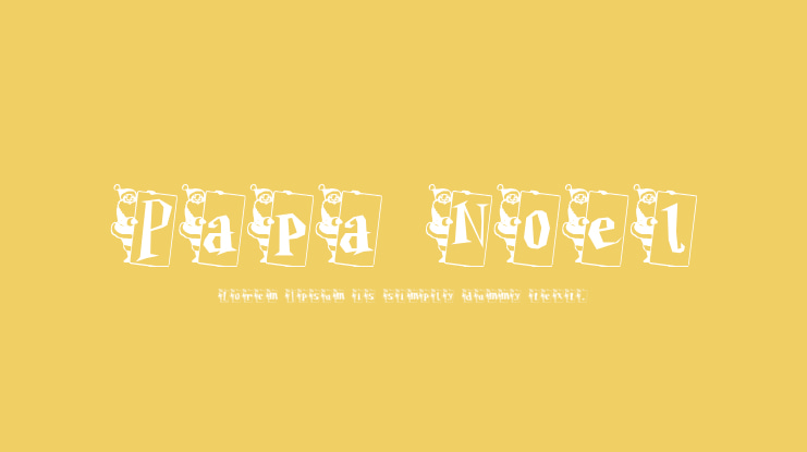 Papa Noel Font