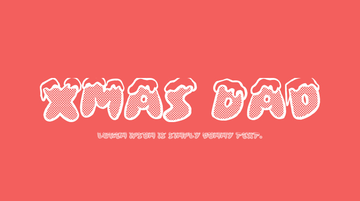 Xmas Dad Font