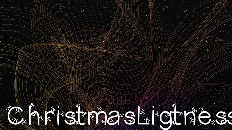 ChristmasLigtness Font