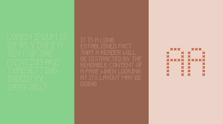 CF Christmas Stitch Font