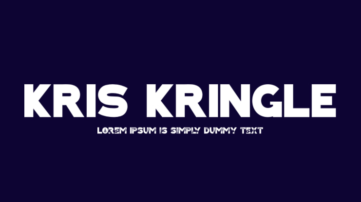 KRIS KRINGLE Font
