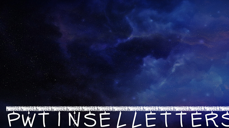 PWTinselLetters Font