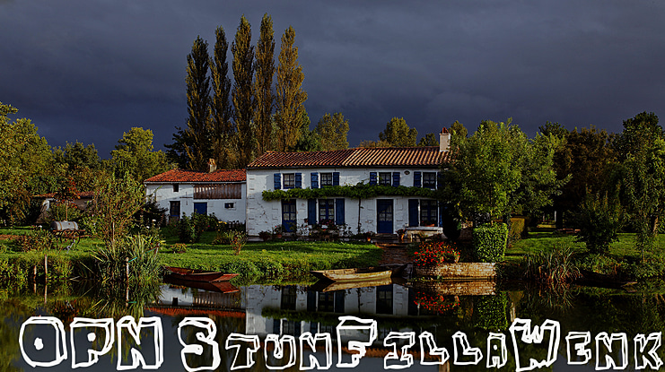 OPN Stun Filla Wenka Font