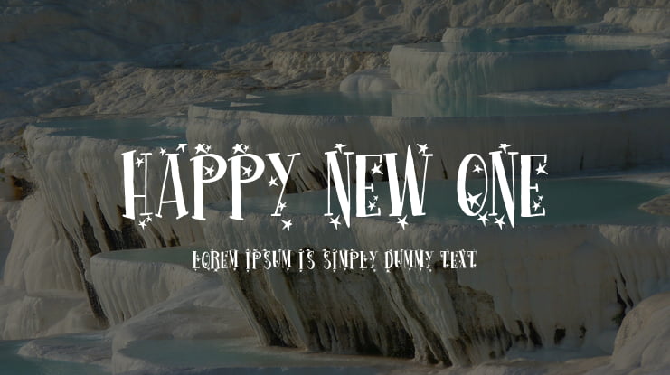 Happy New One Font