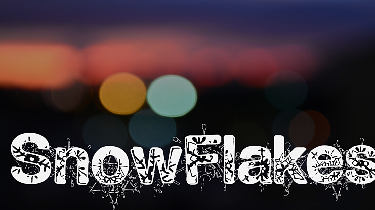 SnowFlakes Font