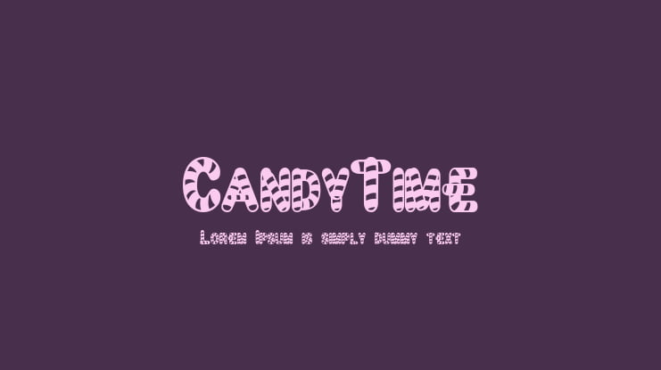 CandyTime Font