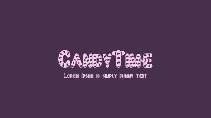 CandyTime Font