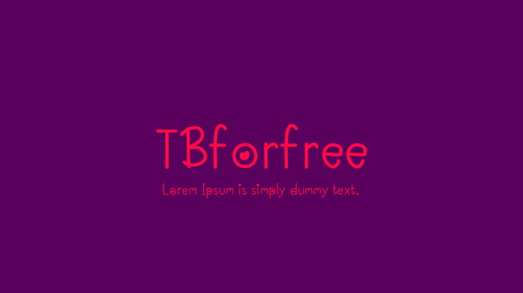 TBforfree Font