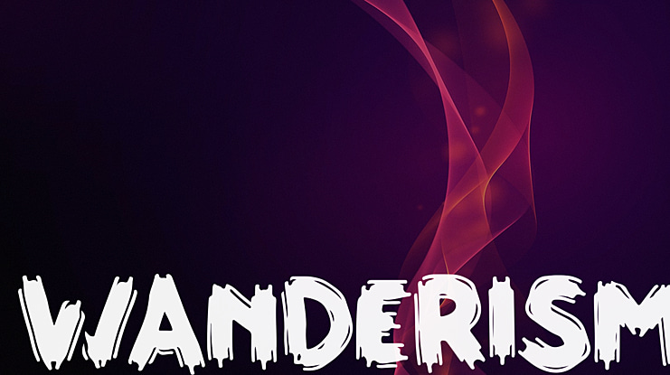 WANDERISM Font