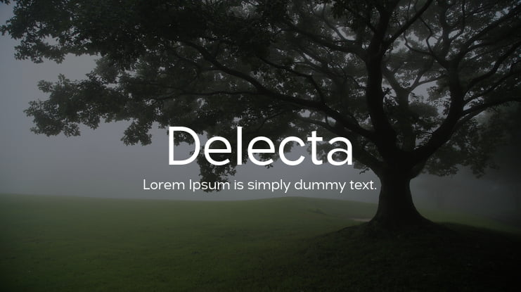 Delecta Font Family