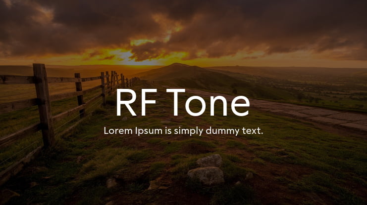 RF Tone Font Family