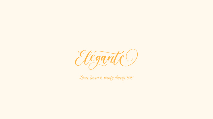 Elegante Font