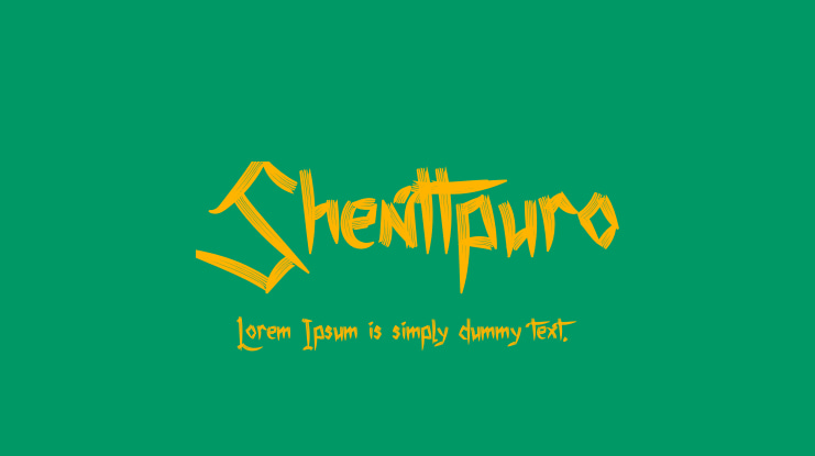 Shenttpuro Font