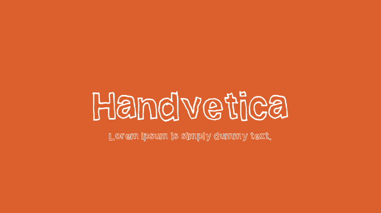 Handvetica Font