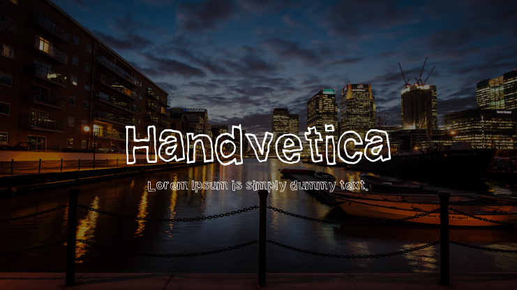 Handvetica Font