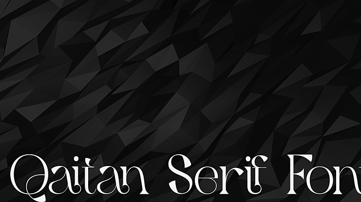 Qaitan Serif Font