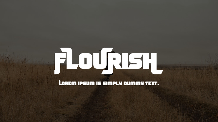 FLOURISH Font Family
