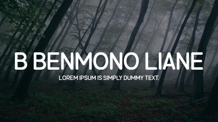 b Benmono Liane Font