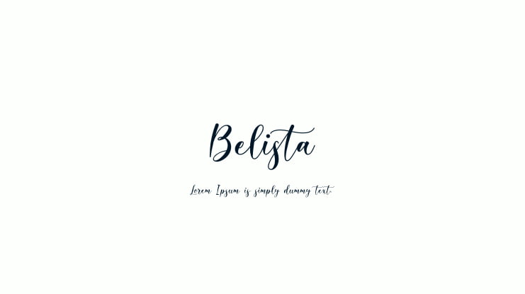 Belista Font