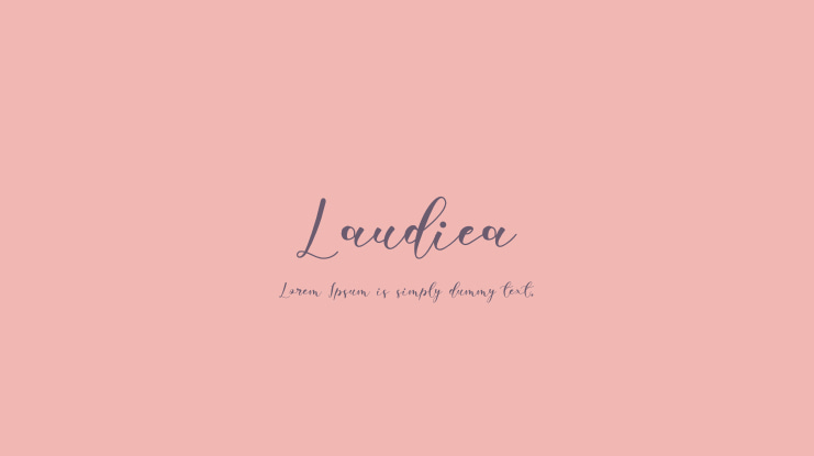 Laudiea Font
